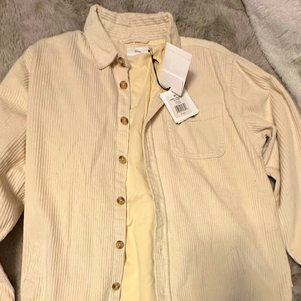 Nwt - ONIA MENS JUMBO CORDUROY SHACKET XL
